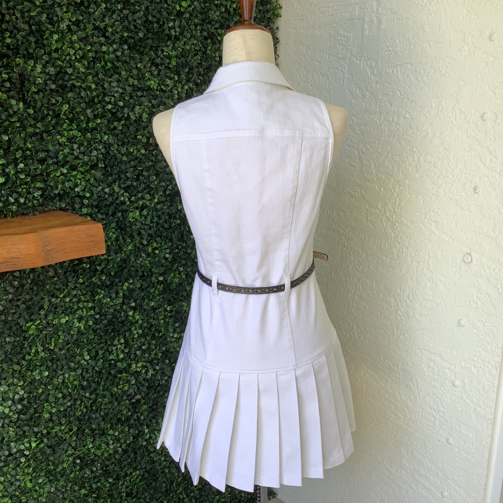 Cinq a Sept White Denim Moxie Dress, Size 4, like new! - Picture 6 of 15